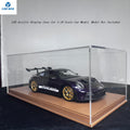 1:18 Scale Universal Acrylic Display Case with Leather Base for Car Models