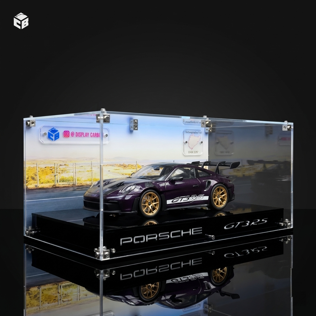 1:18 High-End Custom LED Acrylic Display Case