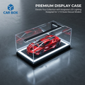 1:18 L-Shaped Light Pillar LED Display Case