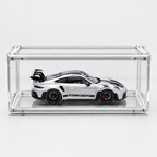 1:18 Scale Diecast Car Display Case with Aluminum Frame