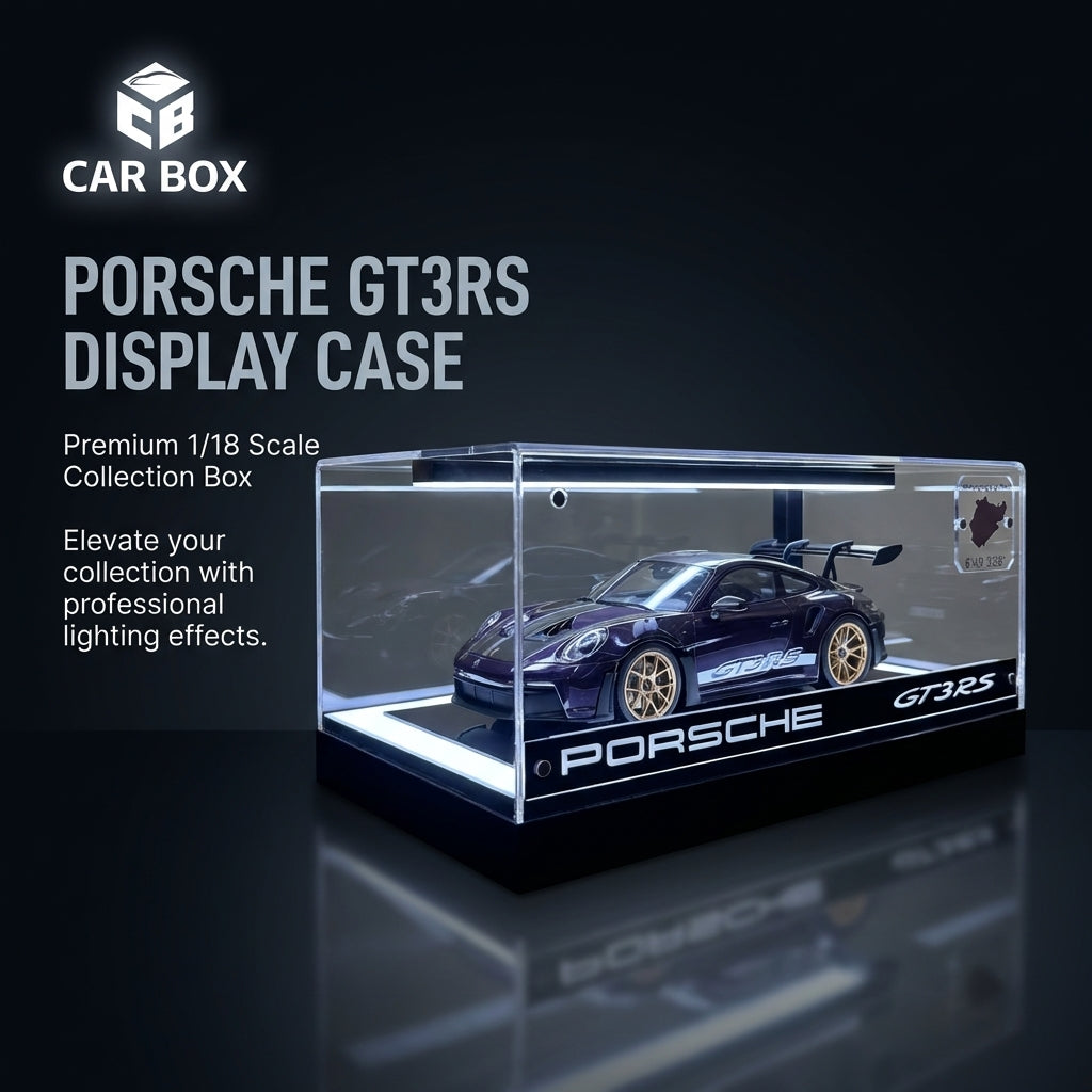 1:18 LED Display Case for Porsche Car Models