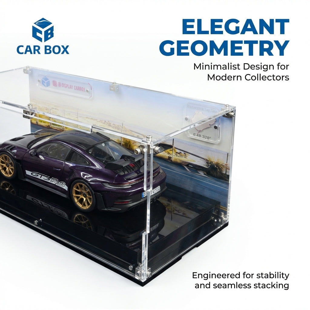 1:18 High-End Custom LED Acrylic Display Case