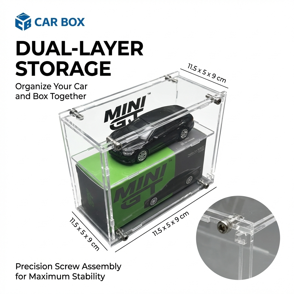 1:64 MINIGT Double-Layer Display Box