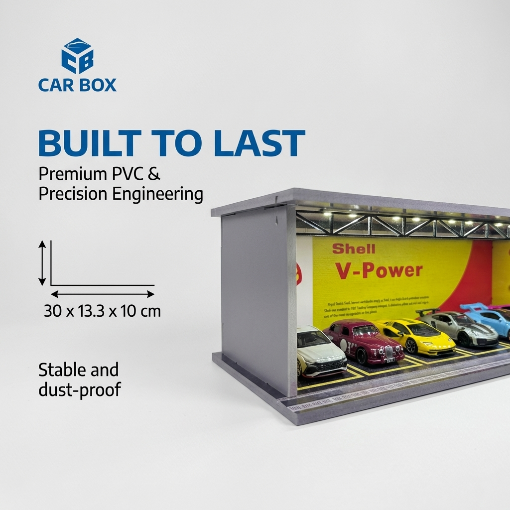 1:64 Scale Garage Diorama Display Box